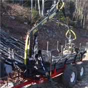 Remorque forestière 900 SR occasion vendue en l'état.